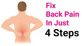 Lower Back Pain  4 Causes And Permanent Treatment  Dr Vivek [upl. by Atthia169]