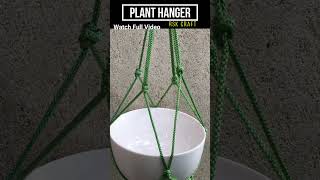 How To make Plant Hanger  Easy Rope Hanger  Hanging Plants  Hang Pot With Rope sorts [upl. by Verdha376]