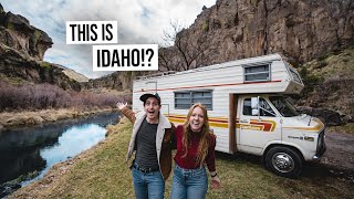 Incredible RV Camping in IDAHO  Top Road Trip Stops amp Trying World’s BEST Fish amp Chips [upl. by Nyrrat]