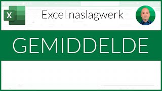 Excel naslagwerk GEMIDDELDE [upl. by Yanahc266]