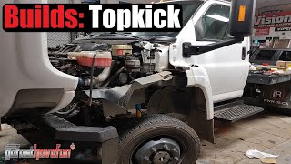 Builds 2006 GMC TopKick C5500 Duramax Installing EVERYTHING  AnthonyJ350 [upl. by Haliek]