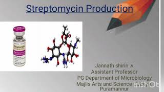 Streptomycin Production FermentationMediaorganismRecovery [upl. by Fortunia]