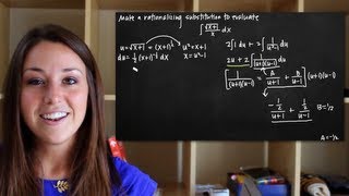 Partial fractions rationalizing substitution KristaKingMath [upl. by Nelly914]