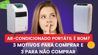 Arcondicionado portátil é bom 3 motivos para comprar — e 3 para não comprar [upl. by Valentia]