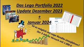 Lego Investment Portfolio 1000 € 2022 I Update Dezember 2023 und Januar 2024 I Wo stehen wir derzeit [upl. by Fechter]