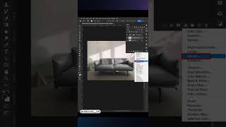 Change sofa color in Photoshop photoshop photoshoptutorial photoedit photoediting photoshoptip [upl. by Ainoda891]