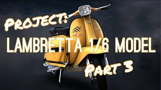 Project Lambretta 16 model Part 3 building the DL200 Made by Retro Replica [upl. by Harriman]