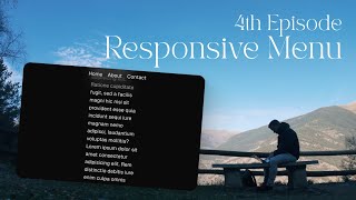 Responsive Menu  React Framer Motion Tailwind [upl. by Theresina]