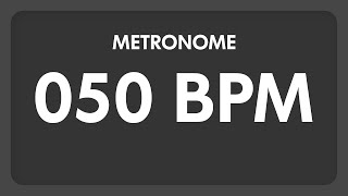 50 BPM  Metronome [upl. by Acinor]