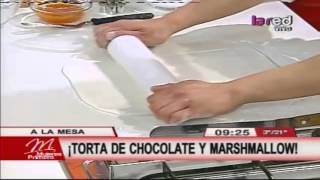 Receta Torta de chocolate con marshmallow Parte 2 [upl. by Jabe]