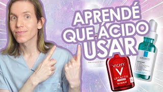 GUÍA BÁSICA de ÁCIDOS Uno para CADA NECESIDAD  Granos arrugas etc  Simon Scarano Dermatologo [upl. by Kirima258]