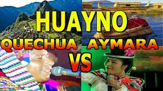 CUSCO VS PUNO  DUELO DE HUAYNO PERUANO EN QUECHUA Y AYMARA [upl. by Annavaig]