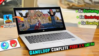 🔧Ultimate Gameloop Lag Fix  FPS Drop Fix  Update 34 lag fix  Best Settings for Gameloop Emulator [upl. by Rube]