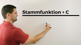 Stammfunktion  C Bestand aus einer Änderungsrate ermitteln  Mathe by Daniel Jung [upl. by Aneahs912]