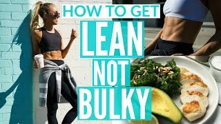 HOW TO GET LEAN NOT BULKY  Full Day Of Eating  Workout for Lean Arms [upl. by Ruhtra279]