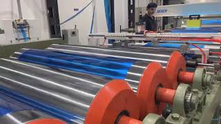 6 Roll calendar machine pvc sheet [upl. by Aleibarg]