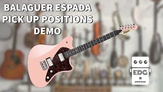 BALAGUER ESPADA PICK UP DEMO  EVERYDAY GUITARIST [upl. by Gainer]