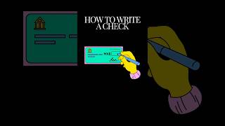 How to write a check tutorial shorts [upl. by Ludly551]