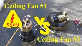 Ceiling Fan Vs Ceiling Fan Overvoltage Competition [upl. by Yoshiko]