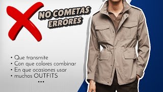 Chaqueta SAFARI sahariana → Como combinar y vestirlas  muchos OUTFITS para hombre [upl. by Mcgraw228]