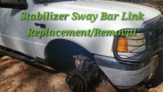 2005 Ford Ranger Sway Bar Stabilizer Link Replacement [upl. by Amasa437]