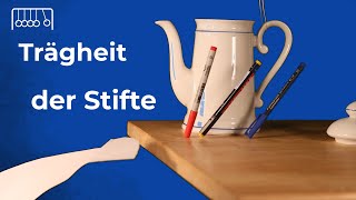 Trägheit der Kaffeekanne und der Stifte [upl. by Morocco]