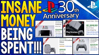 INSANE Money Being Spent on PS5 30th Anniversary SCALPER Prices [upl. by Knepper]