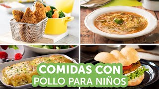 Comidas con pollito para niños  Kiwilimón [upl. by Aihsram366]