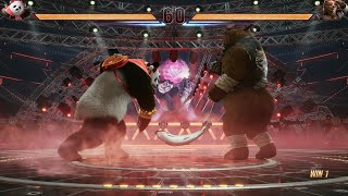 TEKKEN 8  Panda Vs Kuma CPU Vs CPU Ultra Hard 4K  Max Settings [upl. by Cissy]