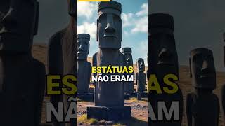 O mistério da Ilha de Páscoa 😲✨ IlhaDePáscoa Moai Mistério História [upl. by Ennis73]