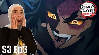 INTO THE ACTION ALREADY Demon Slayer Kimetsu No Yaiba Season 3 Episode 3 Reaction [upl. by Detta]