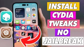 How to Get Cydia Tweaks Repo on iOS 16 No Jailbreak Work 100 [upl. by Lyrehs]