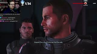 More Exposition  Road to Platinum Mass Effect  First Ever Playthrough  Part Two [upl. by Eadwina]