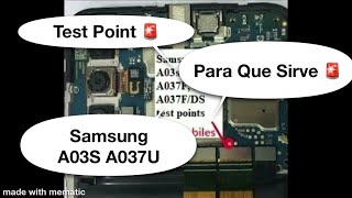 Test Point Samsung A03S A037F y Para Que Sirve 😱🚂🥳✅🙏👀 [upl. by Llirrem]