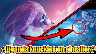 Uganda knuckles si aparece en el tráiler de Sonic Movie 2 🦔🎬💍 [upl. by Aehc]