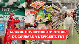 RETOUR DE COURSES GRANDE OUVERTURE ÉPICERIE ASIATIQUE TampT À BROSSARD DIX 30  COLIS EUGÈNE ALLARD [upl. by Yennek387]