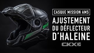 CKX Casque Mission  Ajustement du déflecteur dhaleine [upl. by Nal]