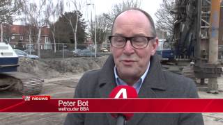 Eerste paal woningen Graaf Aelbrechtlaan [upl. by Claretta669]