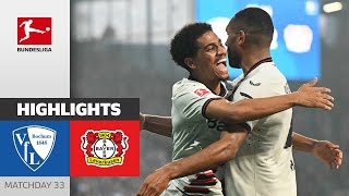 Unbeaten Run Continues  VfL Bochum  Bayer 04 Leverkusen 05  Highlights  MD33 Bundesliga 2324 [upl. by Amati]