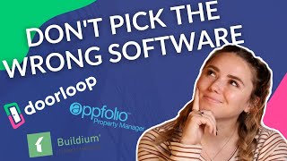 Appfolio vs Buildium vs DoorLoop Reviews Pricing amp Features [upl. by Aidnis78]