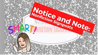 Notice and Note Nonfiction Signposts [upl. by Kauslick]