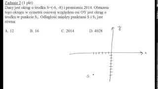 Zadanie 2 Matura z matematyki grudzień 2014r CKE [upl. by Ramuk]