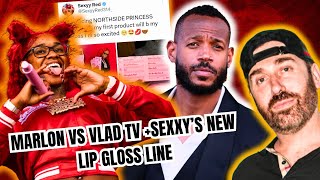 Marlon Wayans Goes OFF on DJ Vlad Sexxy Launches Her New Lip Gloss Line [upl. by Aiht987]