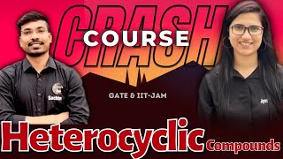 Heterocyclic Chemistry  GATE Chemistry Crash CourseIIT JAM Crash Course ChemistryChemical Science [upl. by Anaynek]