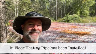 Building the Shop  Part 31  In Floor Heating Pipes and Elbows [upl. by Slaughter]