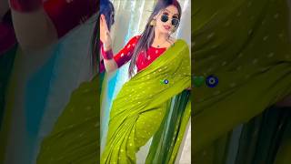 Beautiful green with red blouse saree  Rohit fashion club [upl. by Telimay]