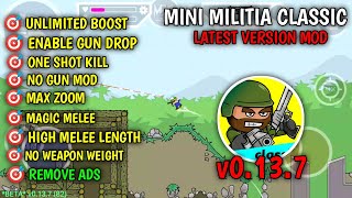 mini militia classic vip mod v0137 latest version [upl. by Euk]