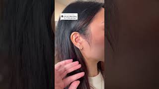 As requested how to style 3 lobe piercings ✨🫶 [upl. by Yenaffit690]