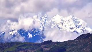 El volcan illimani La paz Bolivia [upl. by Nas811]