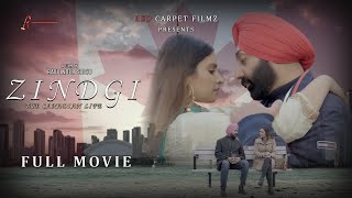 Zindgi  The Canadian Life Latest Punjabi Movie 2024  Ravi Inder Sidhu  Angrez Brar [upl. by Brina]